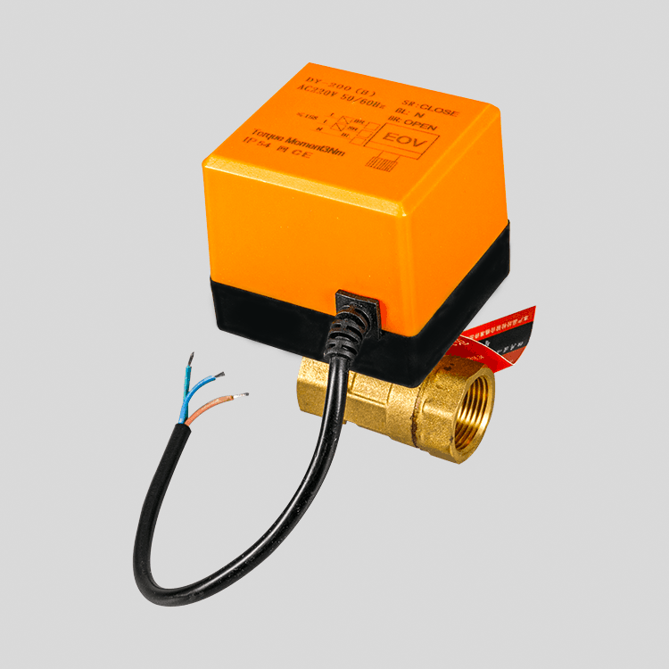 Dy-200 黃銅電動電動球閥 220V
