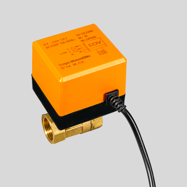 Dy-200 黃銅電動電動球閥 220V